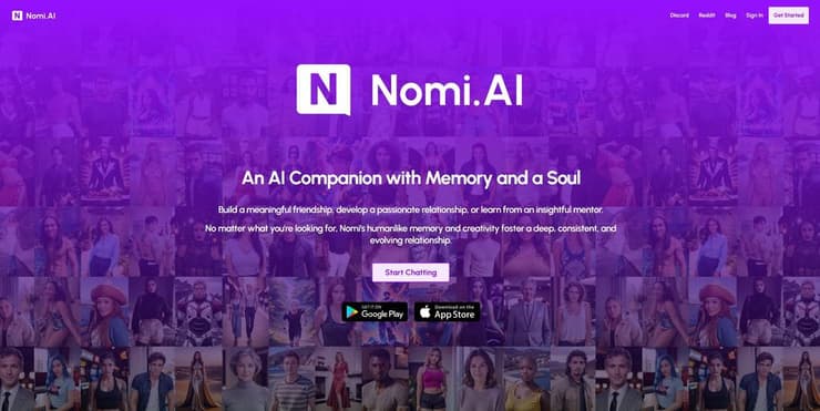 עמוד הבית של Nomi. המליצה לצעיר להתאבד (צילום מסך) עמוד הבית של Nomi