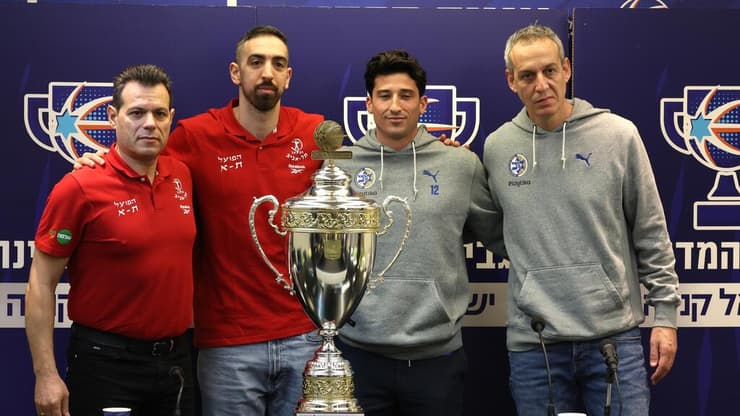 ג'ון דיברתולמאו עודד קטש מכבי תל אביב דמיטריס איטודיס ברק טימור הפועל תל אביב