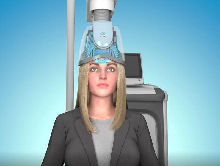 קסדה לטיפול בדיכאון