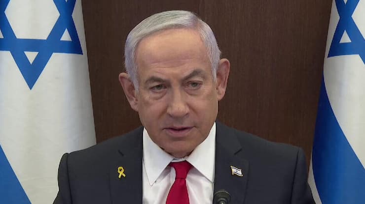 ראש הממשלה בנימין נתניהו מדבר בפתח ישיבת הממשלה