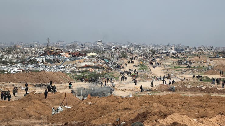 עזתים חוזרים לציר נצרים לאחר נסיגת צה"ל