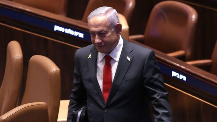 בנימין נתניהו במליאת הכנסת