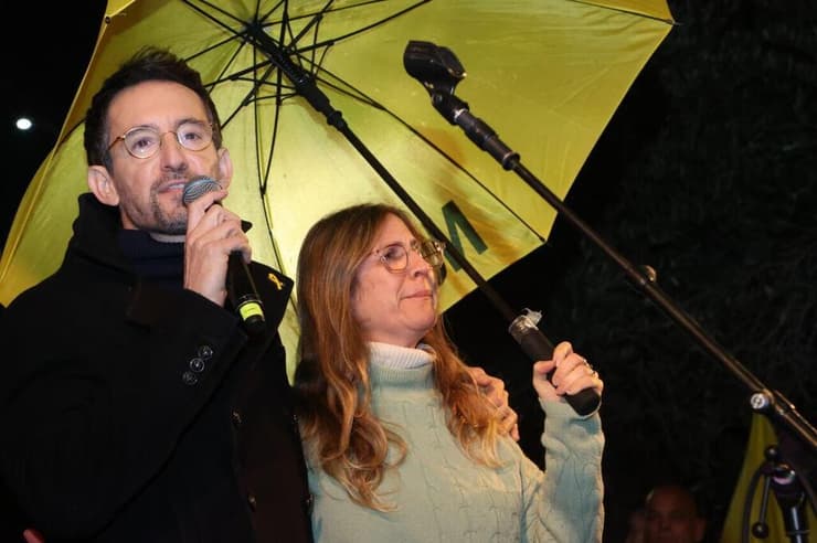 ציון יום הולדתו של החטוף אלון אהל בכיכר החטופים