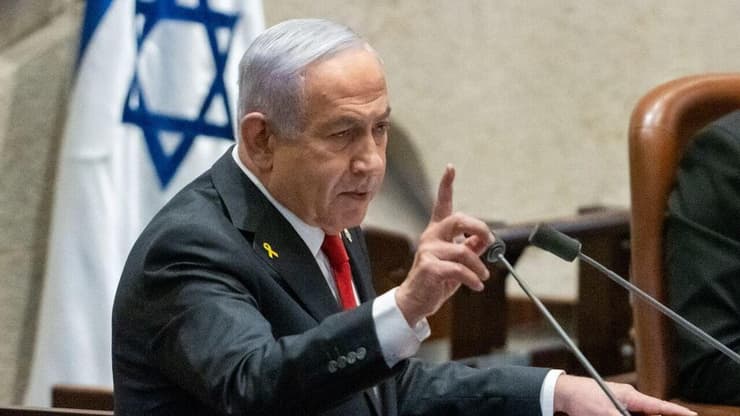 בנימין נתניהו במליאת הכנסת