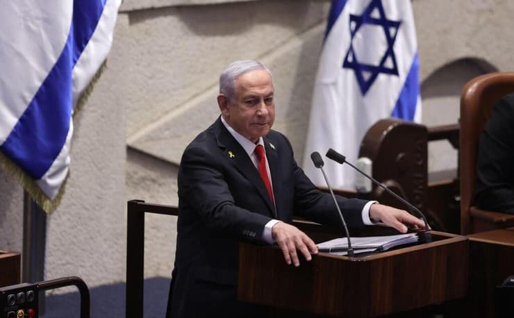 בנימין נתניהו במליאת הכנסת