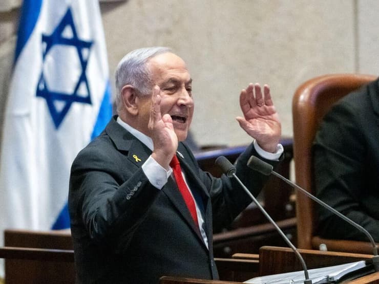 בנימין נתניהו במליאת הכנסת