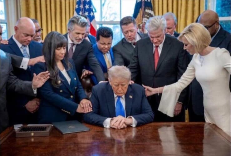 ארה"ב פאולה ווייט קיין ראש המשרד לענייני אמונה של טראמפ