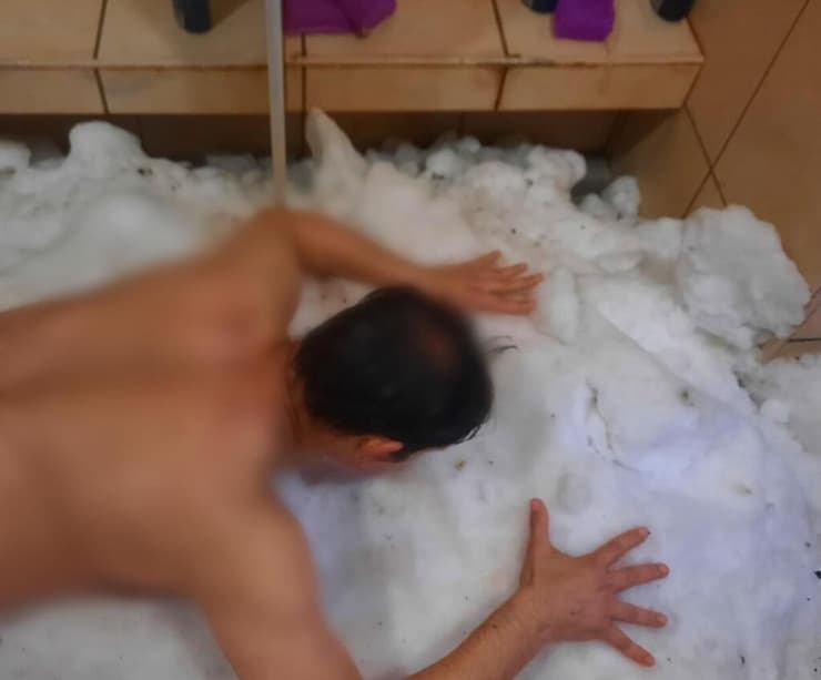 איתן אלחדז ברק, מבצע "גלגולי שלג" במקווה בבני ברק