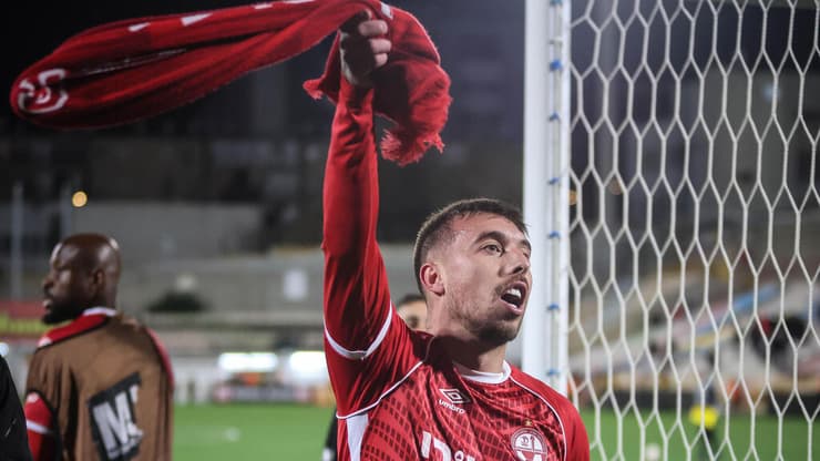 לא סיים את האימון המסכם. מדיירוש (צילום: עוז מועלם) יורי מדיירוש