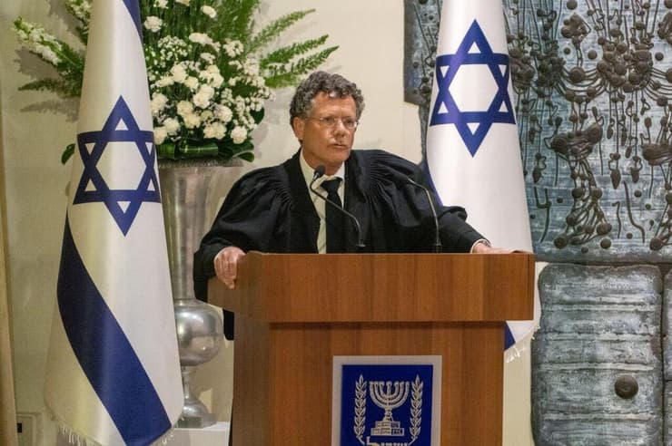 טקס השבעת נשיא בית המשפט העליון הנכנס, יצחק עמית, בבית הנשיא