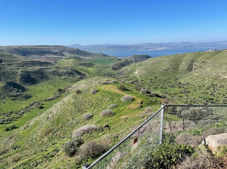 הנוף ממצפה אפיק (צילום: ארז דגן) מצפה אפיק