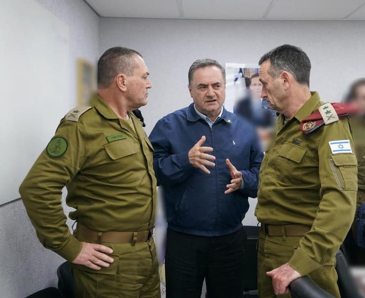 שר הביטחון ישראל כ"ץ  בהערכת מצב ביטחונית בפיקוד צפון