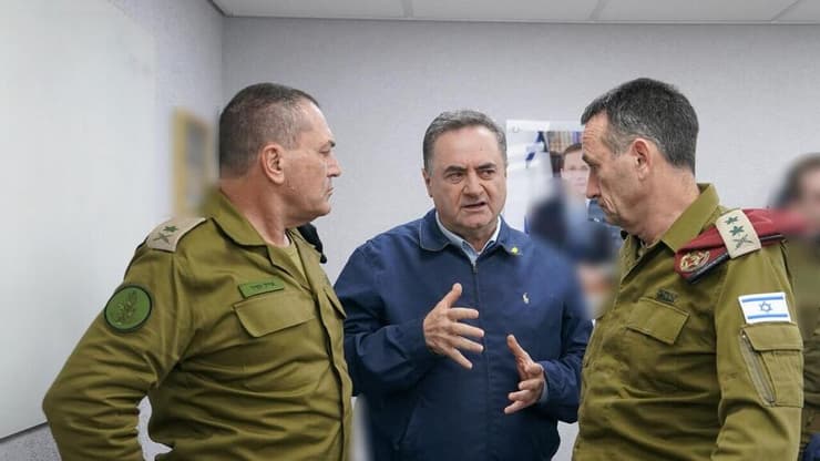 שר הביטחון ישראל כ"ץ  בהערכת מצב ביטחונית בפיקוד צפון