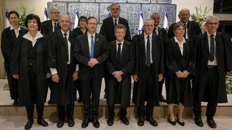 טקס השבעת נשיא בית המשפט העליון הנכנס, יצחק עמית, בבית הנשיא