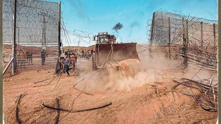 פריצת הגדר ב-7 באוקטובר פריצת הגדר ב־7 באוקטובר