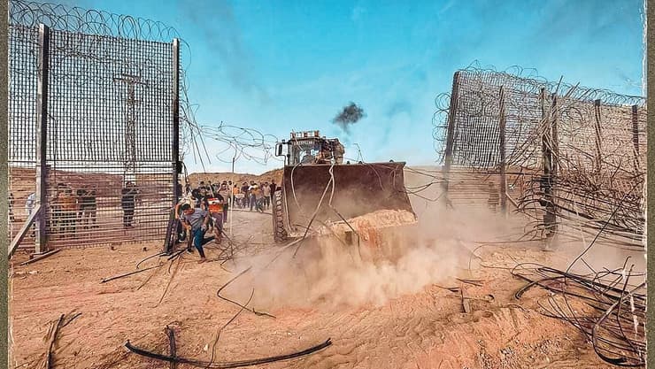 פריצת הגדר ב-7 באוקטובר פריצת הגדר ב־7 באוקטובר