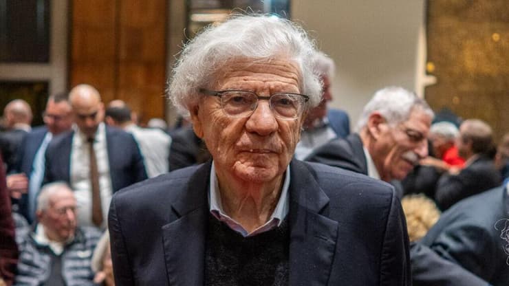 אהרן ברק בטקס השבעתו של יצחק עמית לנשיא העליון