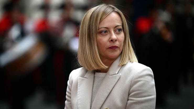 ראש ממשלת איטליה ג'ורג'ה מלוני. הממשלה בראשותה אישרה ריגול אחר פעילים ועיתונאים (צילום: Filippo Monteforte, AFP) ראש ממשלת איטליה ג'ורג'ה מלוני