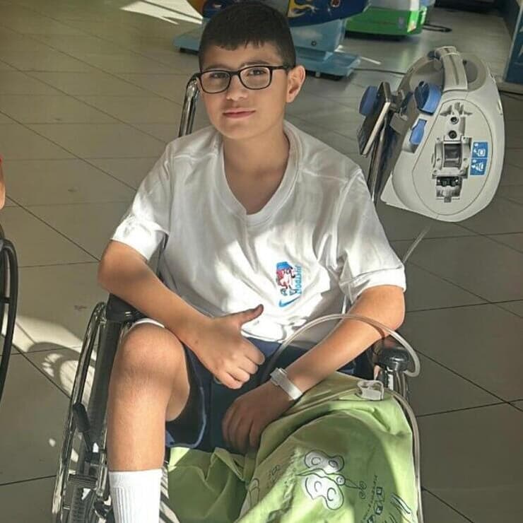 אסמאר במהלך השיקוןם הממושך (צילום: אלבום פרטי) אסמאר שופי זייתון נפצע קשה באסון רקטה במג'דל שמס שוחרר מאיכילוב