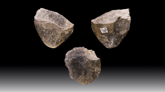 עד שיימצאו עוד מאובנים, הטענה שאכילת בשר החלה כבר לפני 3.4 מיליון שנים נשארת במעמד של "מוטל בספק". כלי אבן מאתיופיה (צילום: Didier Descouens, CC-BY-SA) עד שיימצאו עוד מאובנים, הטענה שאכילת בשר החלה כבר לפני 3.4 מיליון שנים נשארת במעמד של "מוטל בספק". כלי אבן מאתיופיה