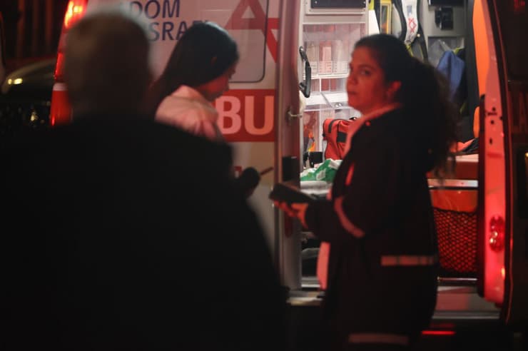 זירת הירי ברחוב יהודה עמיחי בתל אביב