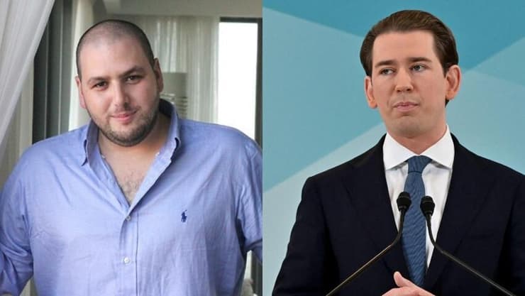 מימין: סבסטיאן קורץ, שלו חוליו