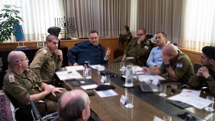 שר הביטחון ישראל כ"ץ בדיון בנושא טרנספר תושבי עזה