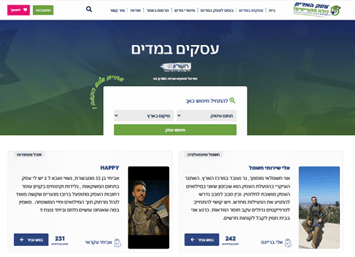 "עסק במדים": פורטל בו אפשר לתמוך בעסקים של המילואימניקים