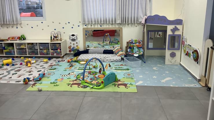  גן לגיל הרך במגורי הביניים של קיבוץ כפר עזה ברוחמה 