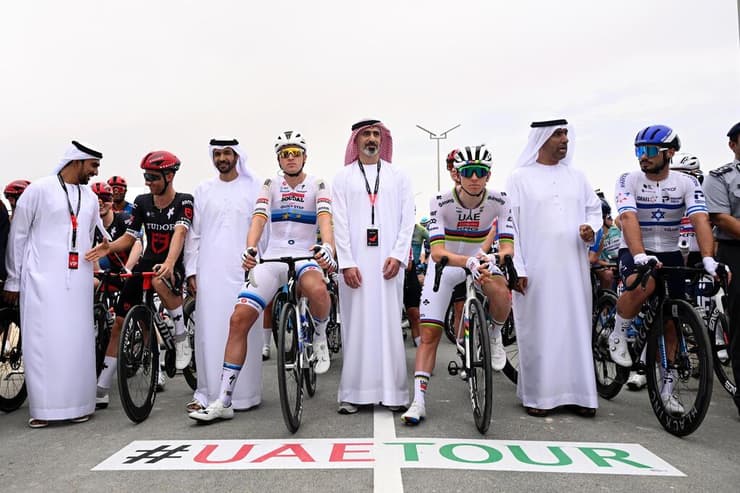 קוגוט על קו הזינוק של הקטע הראשון (צילום: Sprint Cycling) קוגוט על קו הזינוק של הקטע הראשון