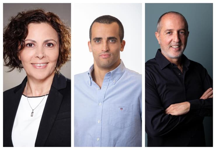 אוהב ציון (מימין), עדי גזית ורות לוי