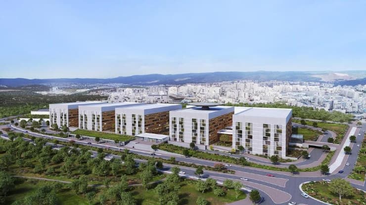 בית החולים החדש בבית שמש (הדמיה: קולקר קולקר אפשטיין אדריכלים) בית חולים חדש בעיר בית שמש