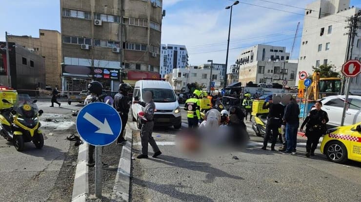 פיצוץ אופנוע ברחוב שוקן בתל אביב