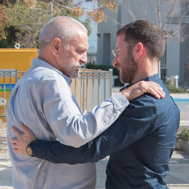 איציק שמולי עם בני מובחר ראש מועצת מבואות חרמון