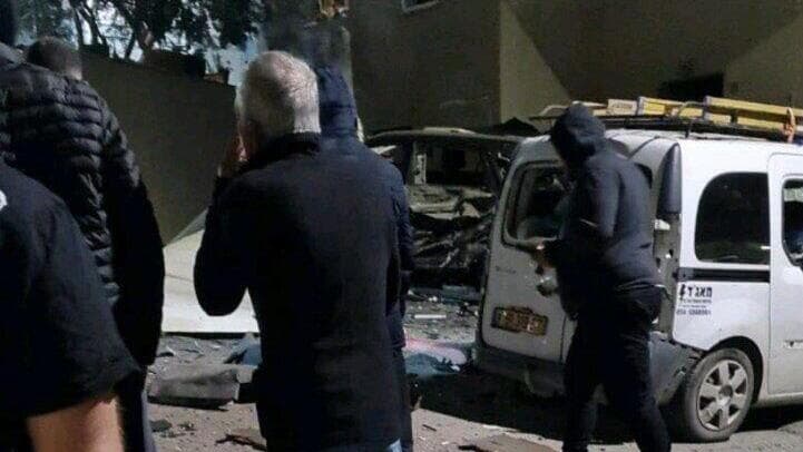  זירת הפיצוץ של מטען בג'דידה מכר