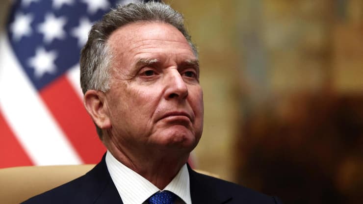 הוביל את המאמצים בחודשים האחרונים. השליח למזה"ת וויטקוף (צילום: REUTERS/Evelyn Hockstein/Pool) סטיב וויטקוף שליחו של נשיא ארה"ב דונלד טראמפ למזרח התיכון במהלך שיחות בסעודיה על עתיד אוקראינה מול גורמים ברוסיה