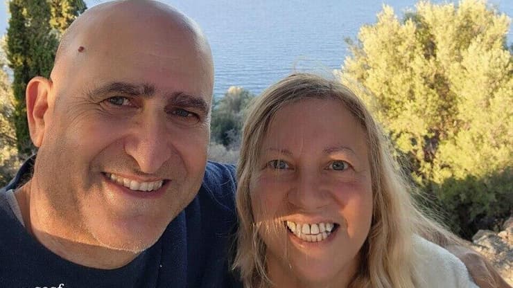 זיוה גבאי ובן זוגה אסף נוימן