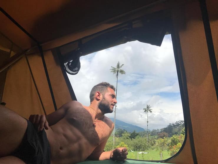 עמק הקוקורה, קולומביה (צילום: מהאלבום הפרטי) עמרי כהן, כביש הפאן-אמריקאי