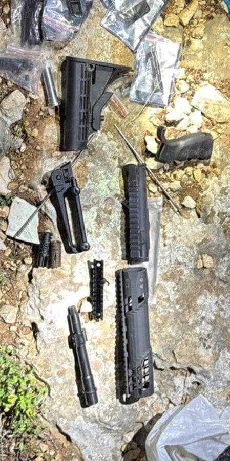 אמצעי לחימה שאותרו על ידי מסתערבי מג"ב וכוחות צה"ל ושב"כ באזור כפר פרעה