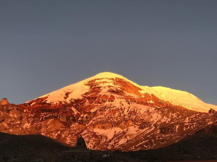 הר צ'ימבורסו - הנקודה הקרובה ביותר בעולם לשמש (צילום: עמרי כהן ) נופים מטורפים