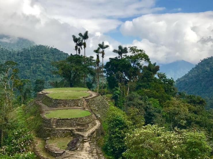 העיר האבודה, קולומביה (צילום: מהאלבום הפרטי) עמרי כהן, כביש הפאן-אמריקאי