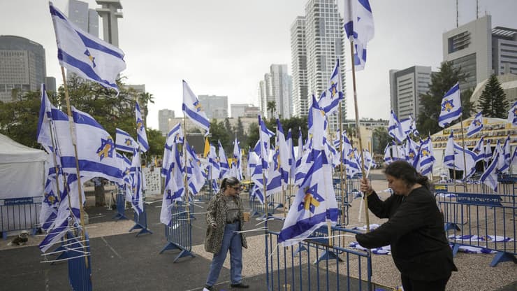 צילום: Oded Balilty כיכר החטופים - יום שחרור החטופים החללים