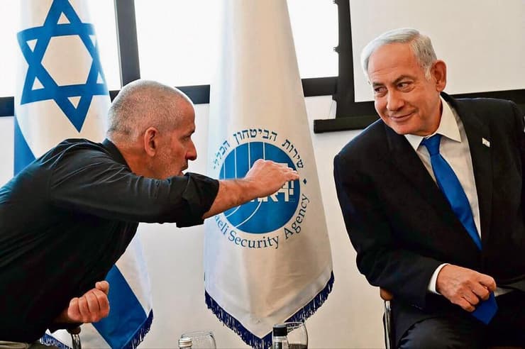 בנימין נתניהו ורונן בר (צילום: קובי גדעון, לע"מ) בנימין נתניהו ורונן בר