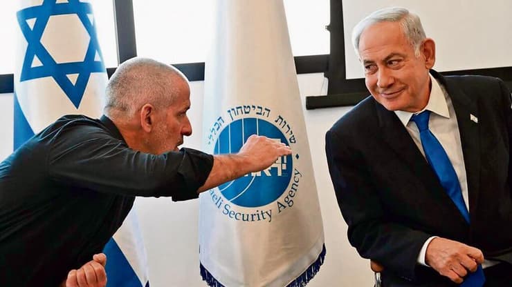 בנימין נתניהו ורונן בר