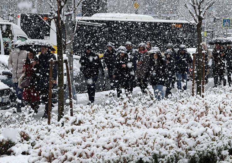 איסטנבול טורקיה שלג