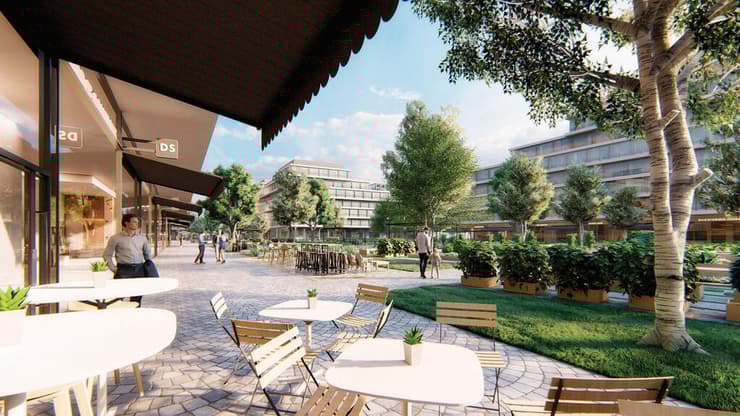 מתחם " OPARK ", אור יהודה (הדמיה: בר אוריין אדריכלים) מתחם " OPARK ", אור יהודה