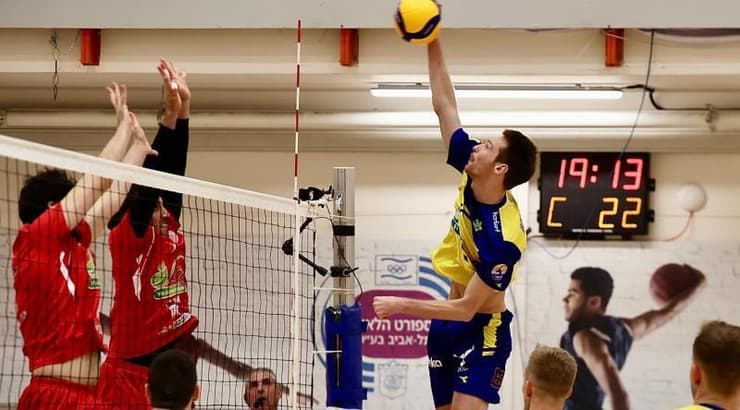 מכבי תל אביב נגד הפועל גליל מטה אשר/עכו (איגוד הכדורעף) מכבי תל אביב נגד הפועל גליל מטה אשר/עכו