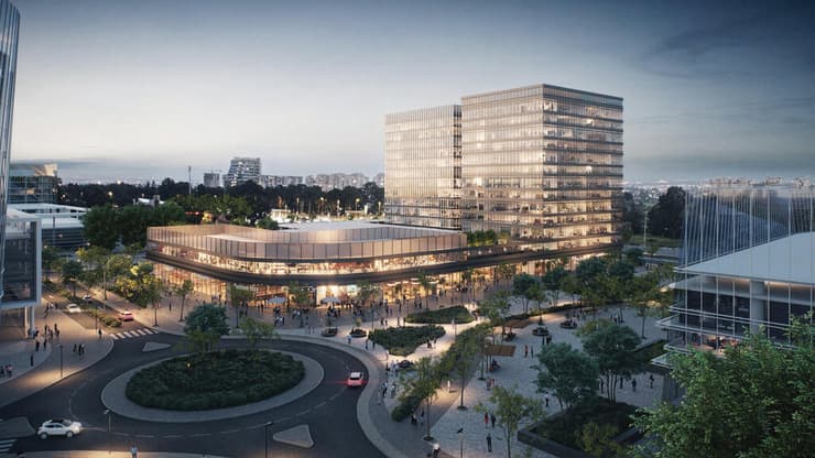 פרויקט " ONYX " בצומת סביון של החברות סופרין, קבוצת וייס ומנורה (הדמיה: 3Dvision) פרויקט " ONYX " בצומת סביון של החברות סופרין, קבוצת וייס ומנורה