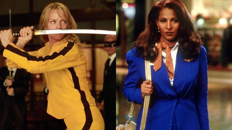 הו, אקדמיה, למה את כה עלובה? מימין: פאם גריר ב"ג'קי בראון", אומה תורמן ב"קיל ביל" (צילום: באדיבות yes) מימין: פאם גריר ב"ג'קי בראון", אומה תורמן ב"קיל ביל"