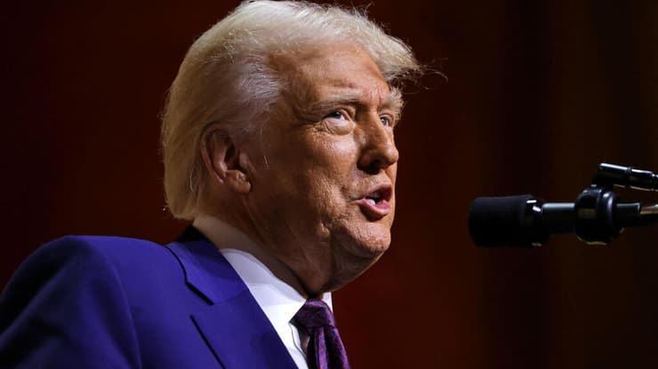 דונלד טראמפ. הכריז מאבק על ה"WOKE" (צילום: Samuel Corum / AFP) דונלנד טראמפ